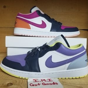Air Jordan 1 Low 'Purple Magenta Mismatch'